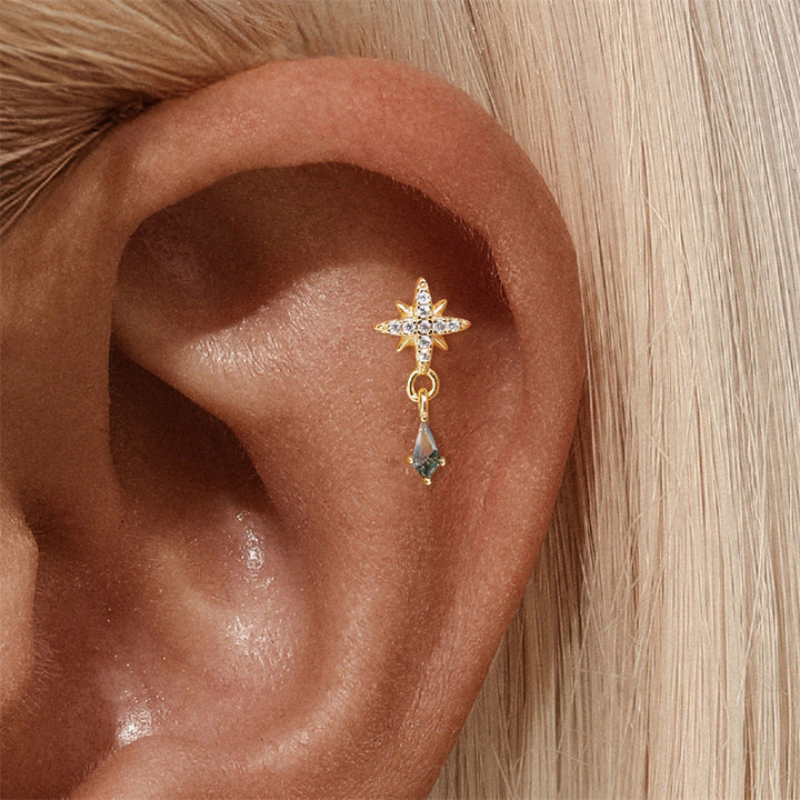 Johanna – Goldene Ohrringe mit zarter Silhouette.