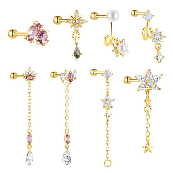 Johanna – Goldene Ohrringe mit zarter Silhouette.