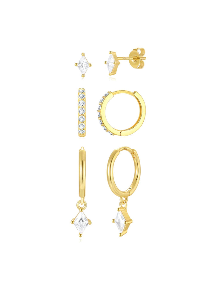 Veronika – Zarte goldene Ohrringe.