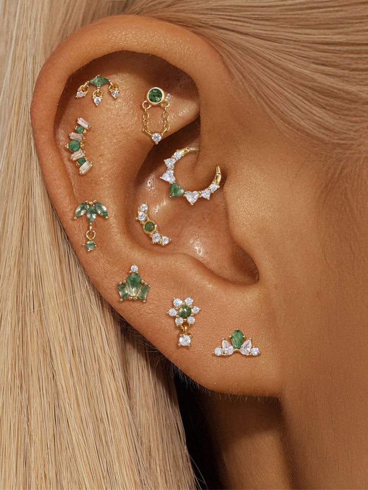 Romina – Goldene Ohrringe mit verspieltem Charme.