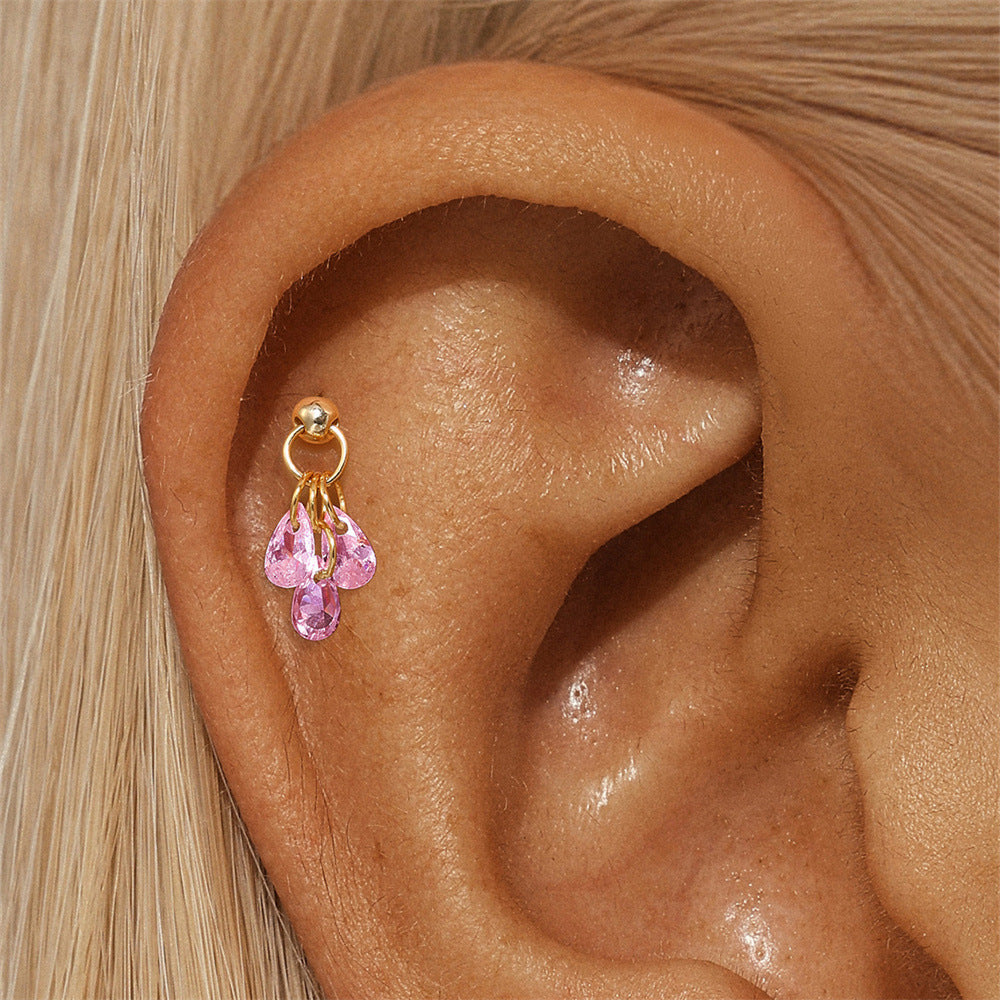 Jasmin – Goldene Ohrringe mit einfacher Raffinesse.