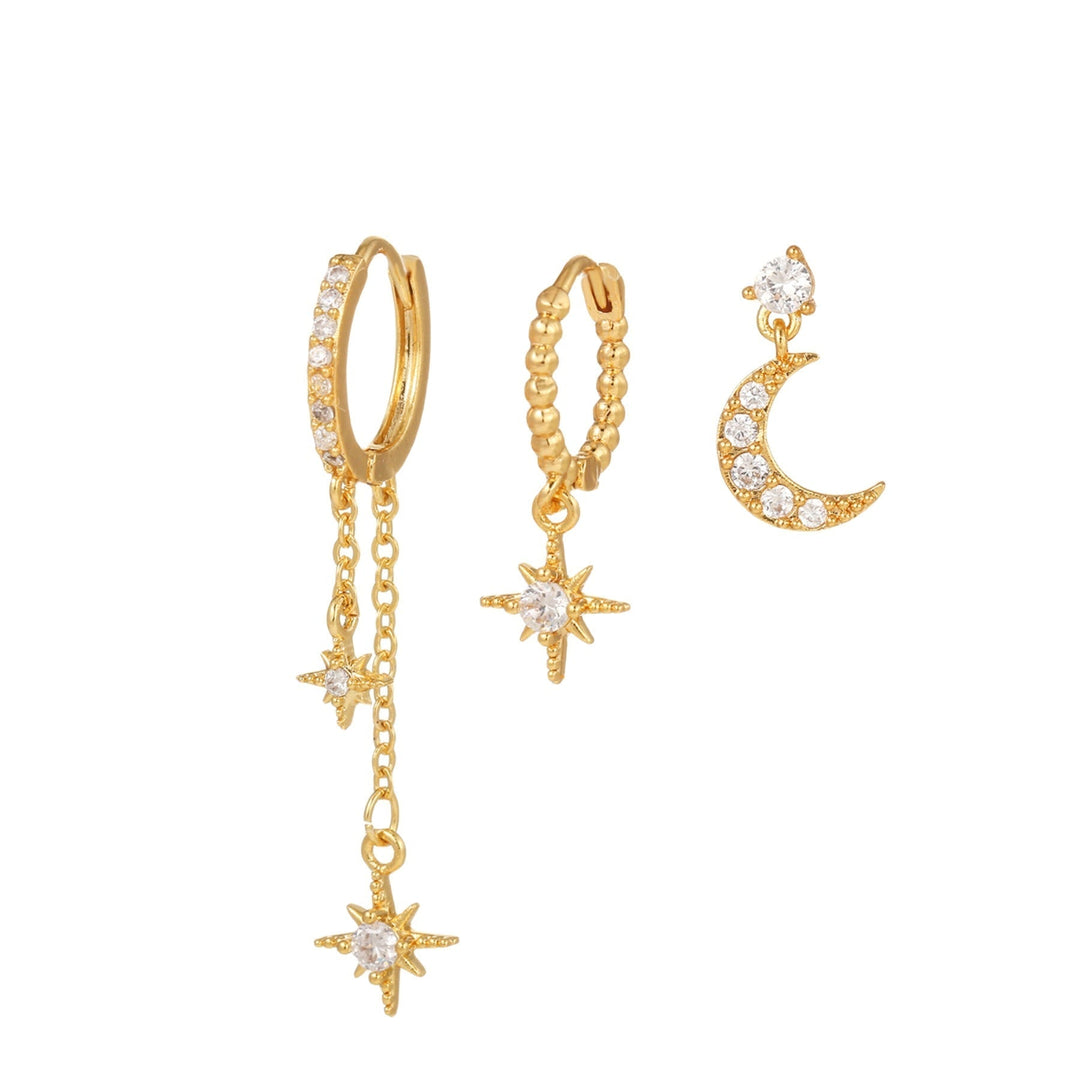 Paulina – Zarte goldene Ohrringe mit modernem Look.