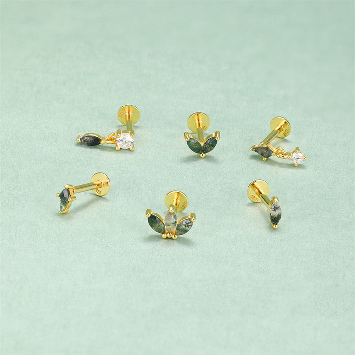 Sophie-Marie – Zarte goldene Ohrringe mit Bewegung.