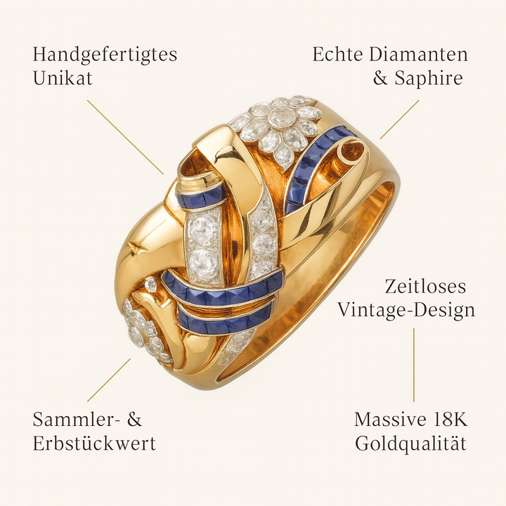Marie - Böser Vintage Zirkonring