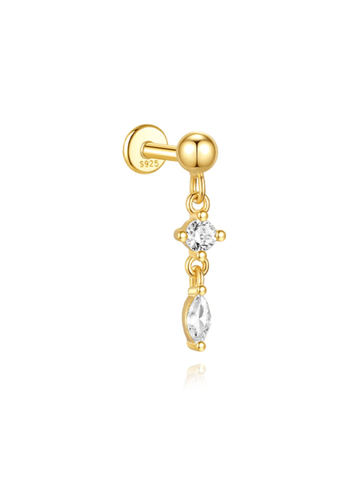 Elisabeth – Goldene Ohrringe in klassischer Form.