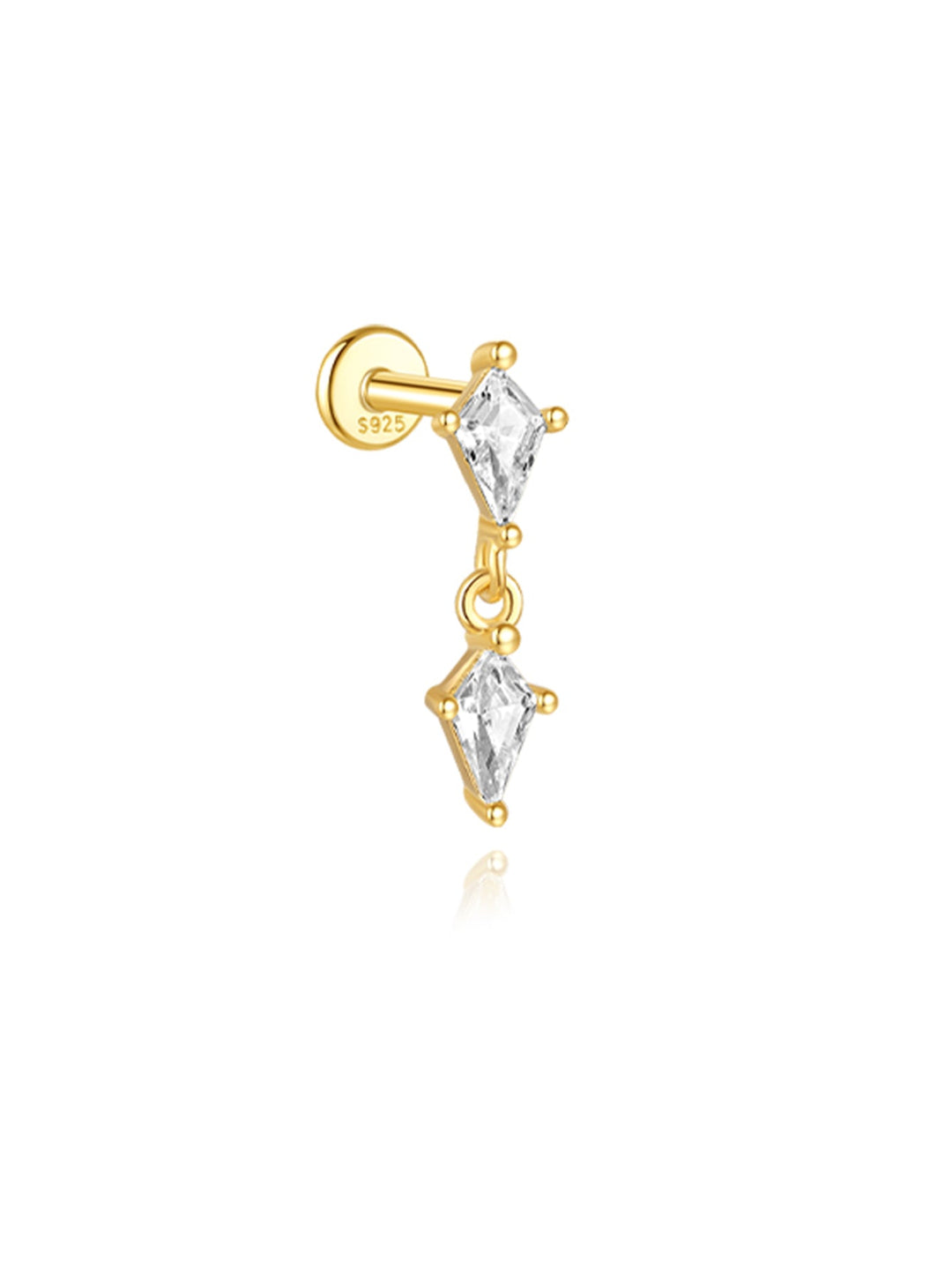 Elisabeth – Goldene Ohrringe in klassischer Form.