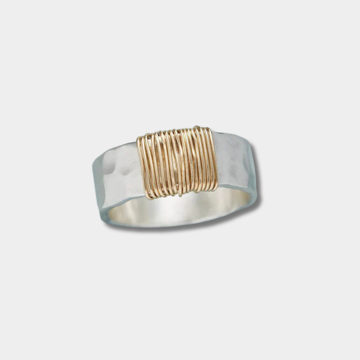 Emilie - Vintage Gold-Silber Ring