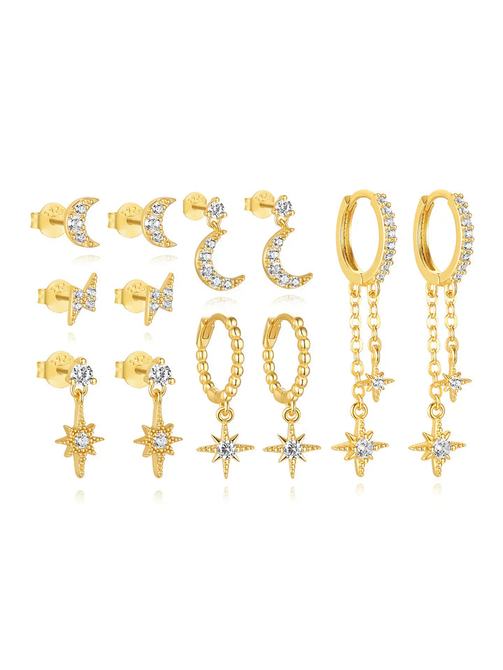 Paulina – Zarte goldene Ohrringe mit modernem Look.