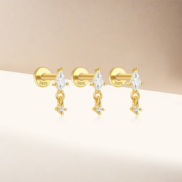 Sophie – Zarte goldene Ringe mit sanftem Glanz.