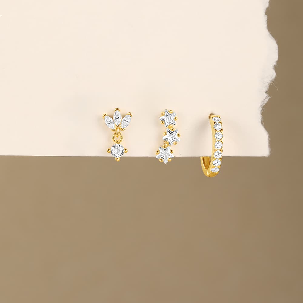 Greta-Luisa – Goldene Ohrringe mit feiner Eleganz.