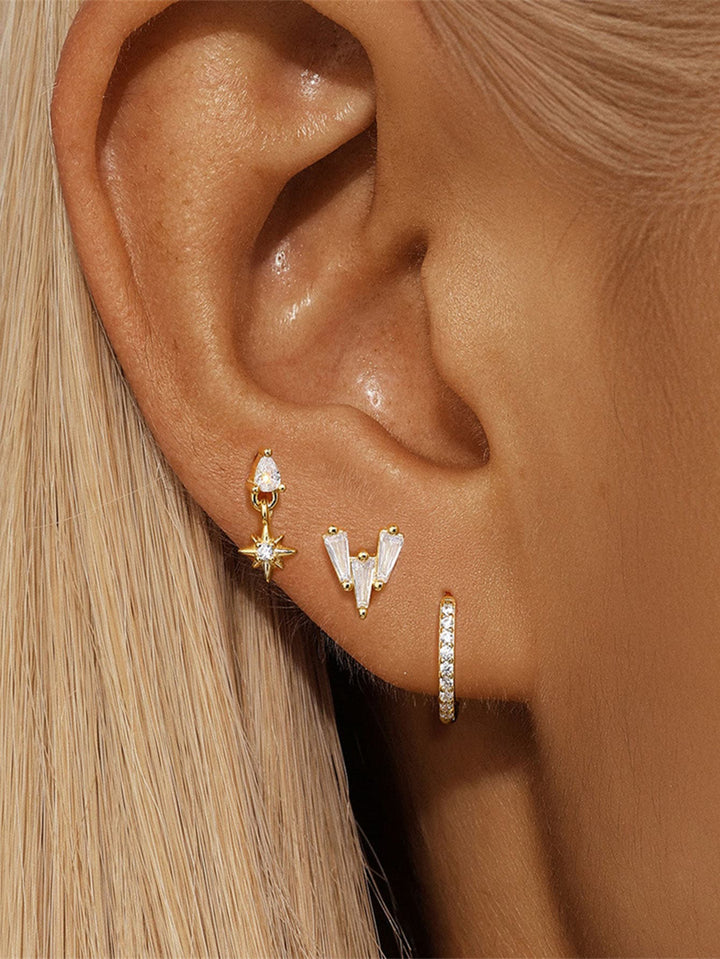 Luisa – Zarte Ohrringe mit glänzender Oberfläche.