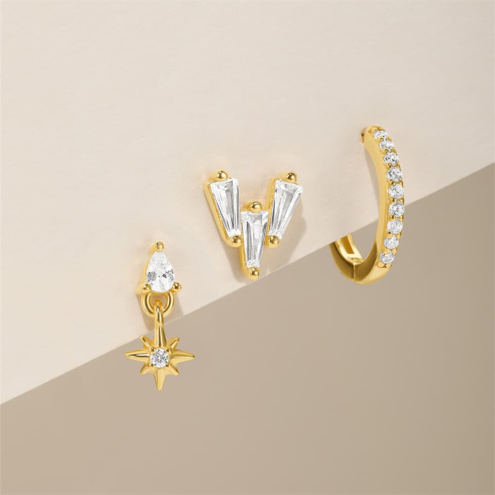 Luisa – Zarte Ohrringe mit glänzender Oberfläche.