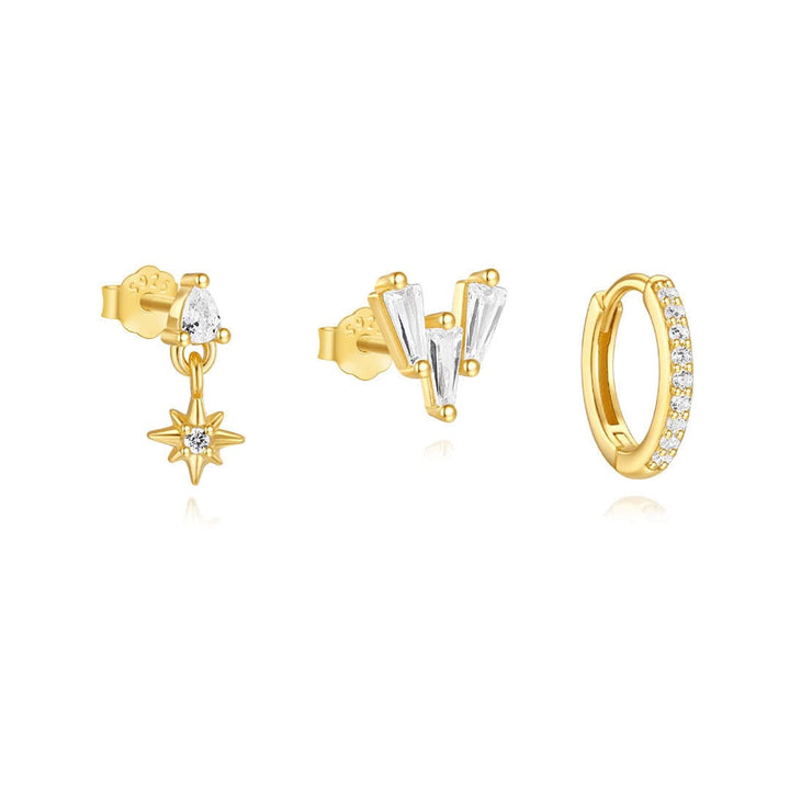 Luisa – Zarte Ohrringe mit glänzender Oberfläche.