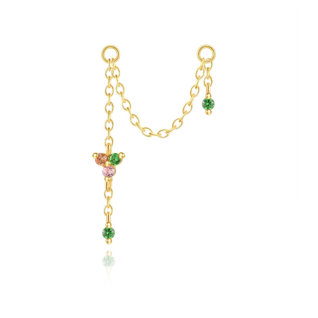 Nina – Kleine goldene Ohrringe mit urbanem Charme.