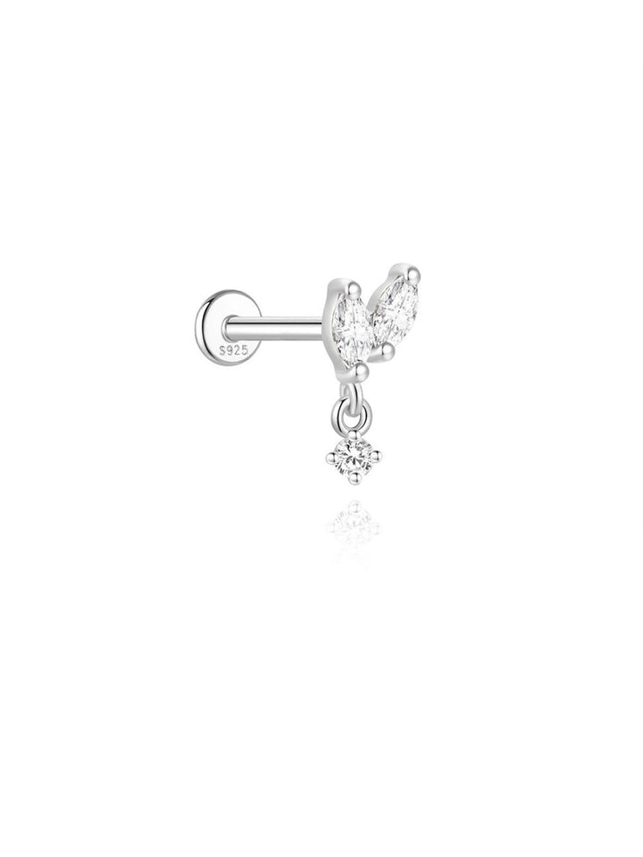 Helena – Goldene Ohrringe mit organischem Design.