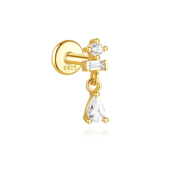 Ronja – Goldene Ohrringe mit feinem Glanz