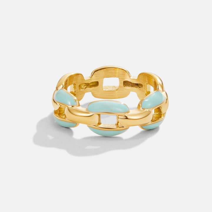 Anneliese – Bicolor Ring aus Gold und Silber.