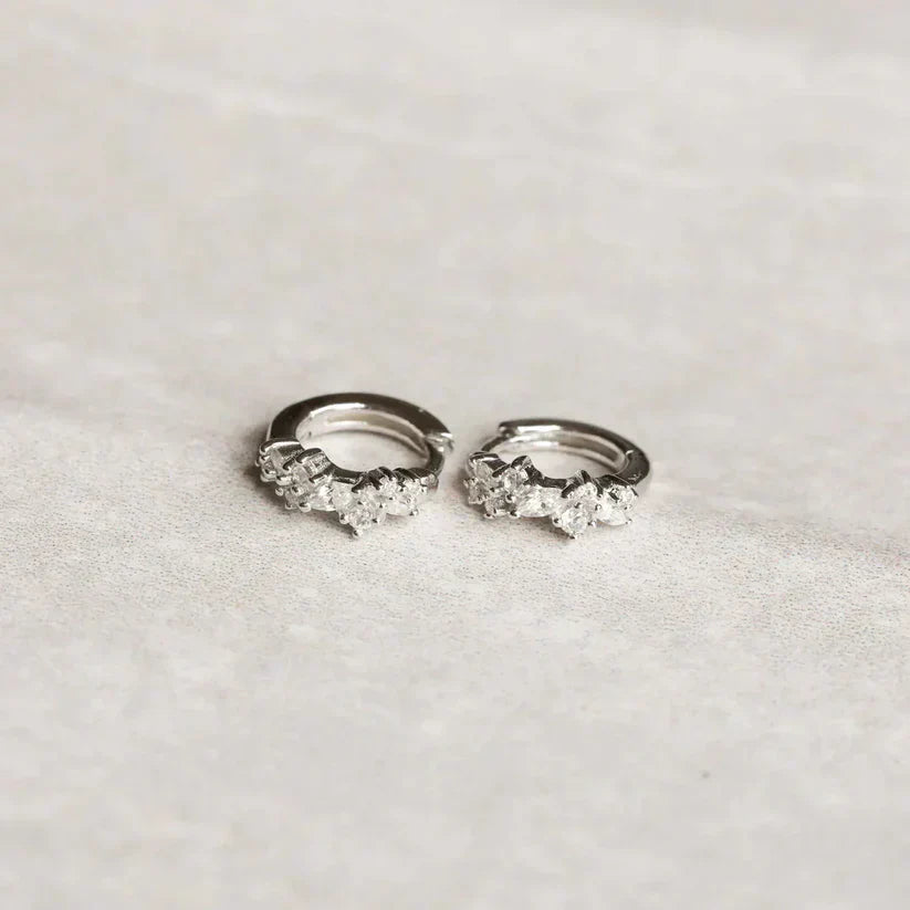 Kristall-Cluster Ohrringe