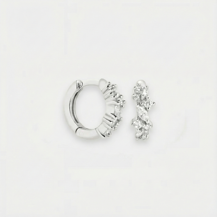 Kristall-Cluster Ohrringe