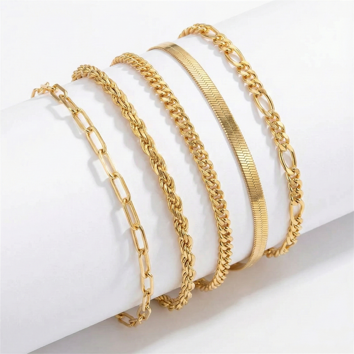 Juna - Armband-Set | Gold