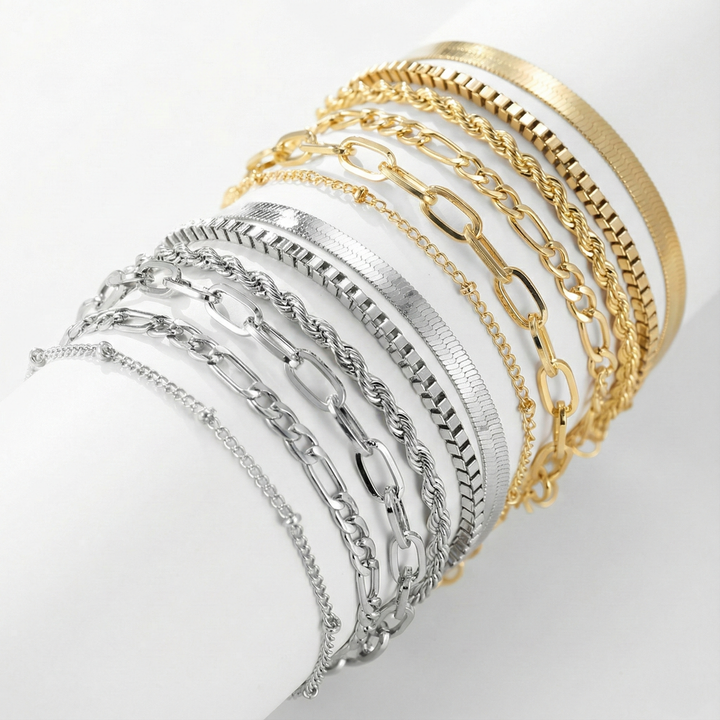 Juna - Armband-Set | Gold