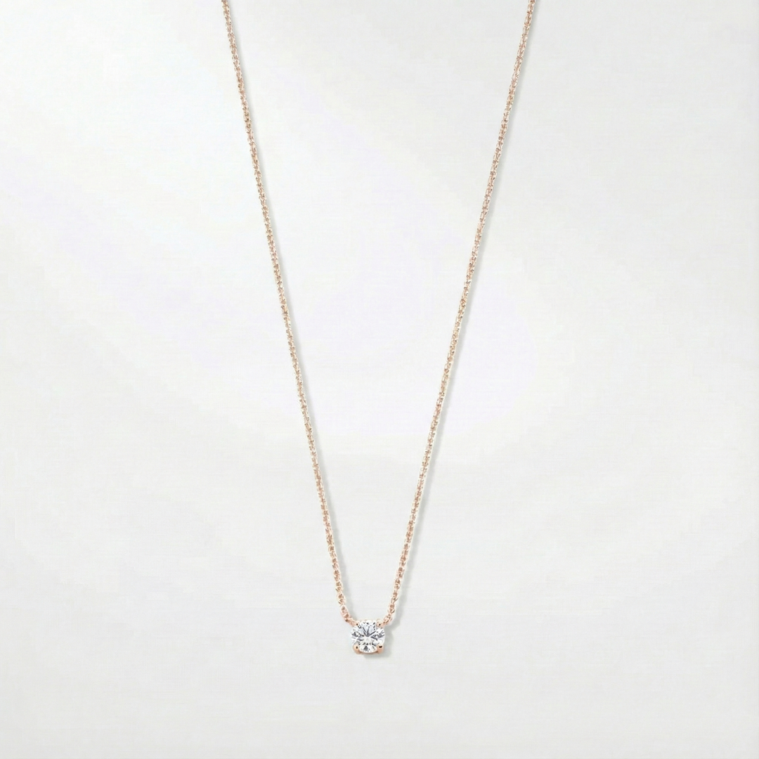 Halskette Clara mit Moissanitstein