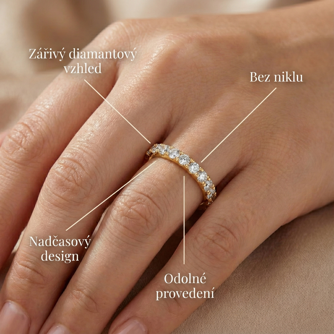 Moissanit-Verlobungsring